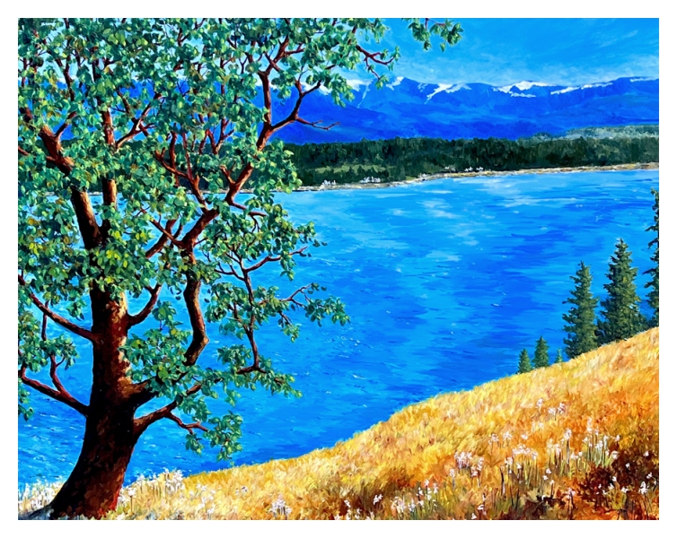 pause for reflection 48x60  Sold