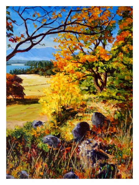 colours in abundance 24x18  Sold