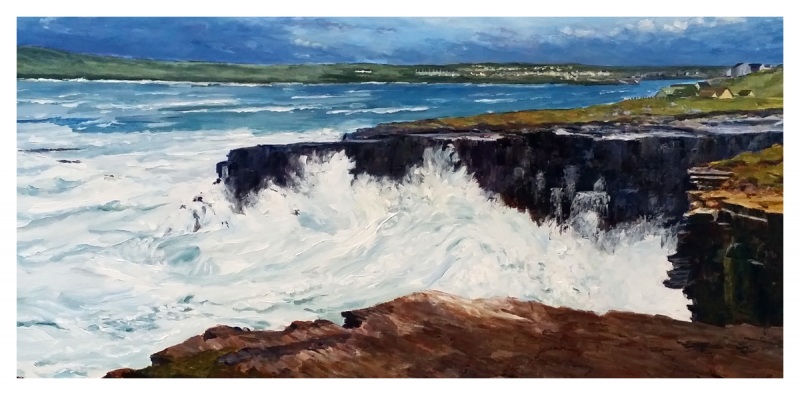 returning home  18x36  SOLD