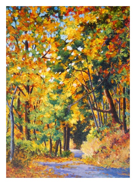 road to enjoy 24x18  Sold