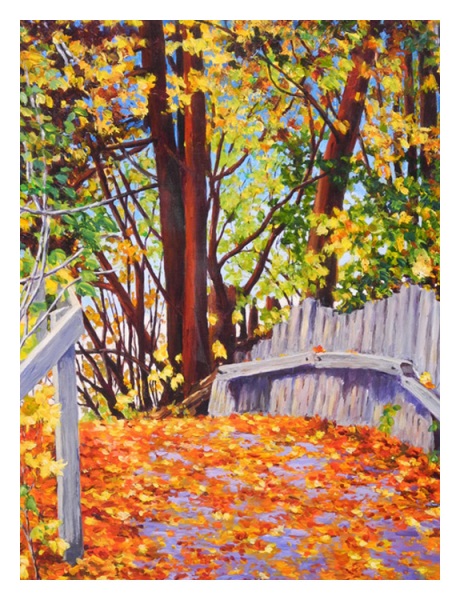 a leisurely walk 30x24  $1550
