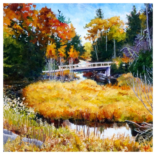 cross over the bridge 24x24  $1350