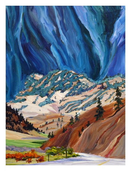 mountain pass 18x14  $650