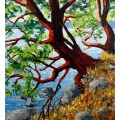 sandpiper beach-8x10-blackframe-$300